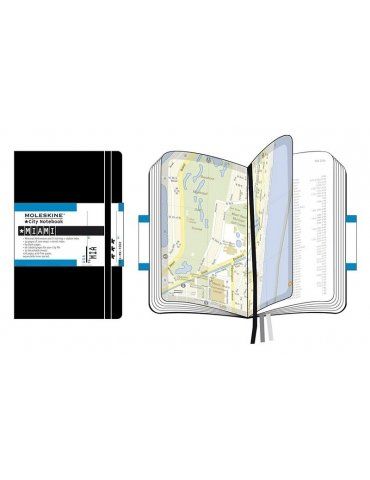 Taccuino Moleskine City Notebook Miami Pocket 9x14