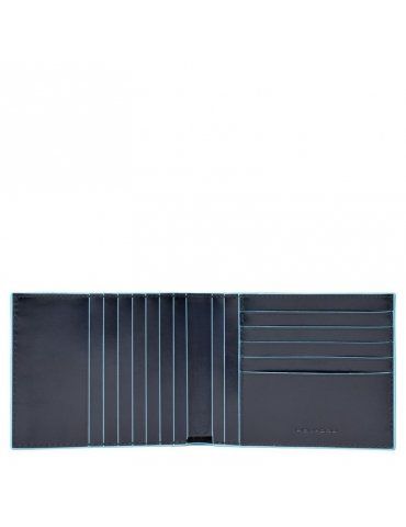 Portafoglio Piquadro Blue Square 12 Scomparti Blu