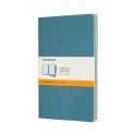 Quaderno Moleskine Cahiers Large 13x21 Righe Blu