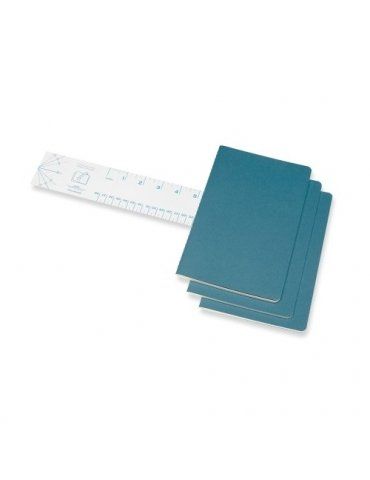 Quaderno Moleskine Cahiers Large 13x21 Righe Blu