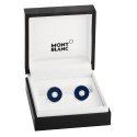 Gemelli Rotondi Montblanc PIX Blu