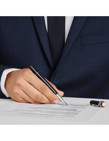 Stilografica Montblanc Heritage Rouge et Noir 114722 - Mega 1941 Stilografica Montblanc Heritage Rouge et Noir 114722 - Mega 1941