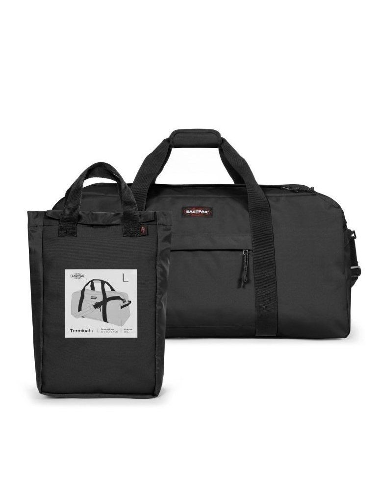 Eastpak Terminal+ Borsone - 96 Litri, Nero, 38x75x34 Cm, Poliestere, Tracolla Regolabile - Foto 4