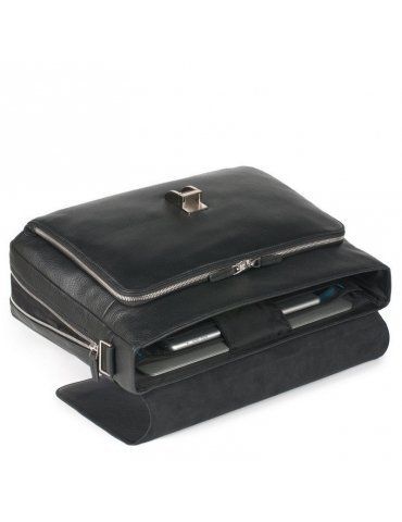 Cartella Piquadro porta computer espandibile con patta e scomparto porta iPad CA3111MO - Mega 1941