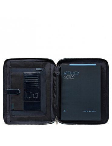 Portablocco Piquadro A4 Blue Square Blu