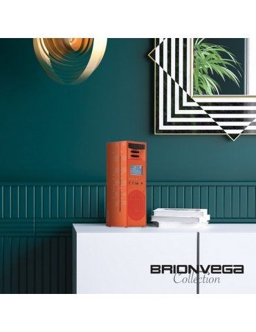 Radio Grattacielo Bluetooth BRIONVEGA Serie Speciale Arancio Sole