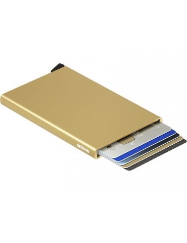 Portacarte Secrid Cardprotector Alluminio Oro