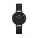 Orologio Donna Daniel Wellington Classic Petite Ashfield 32 mm Argento/Nero