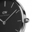 Orologio Donna Daniel Wellington Classic Petite Ashfield 32 mm Argento/Nero