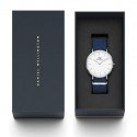 Orologio Uomo Daniel Wellington Classic Bayswater 40mm Argento/Blu