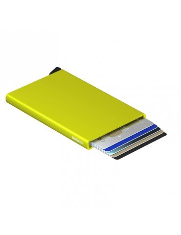 Portacarte Secrid Cardprotector Alluminio Verde