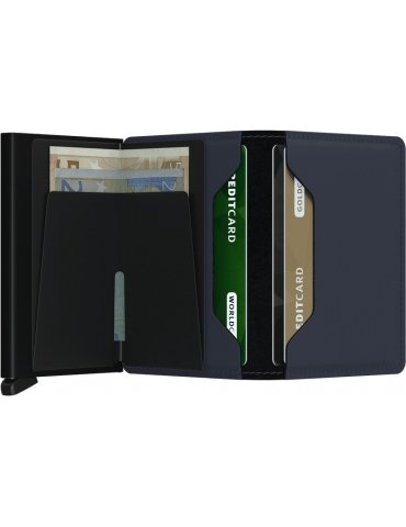 Portacarte Secrid Slimwallet Matte Night Blue