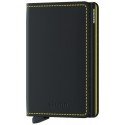 Portacarte Secrid Slimwallet Matte Black & Yellow