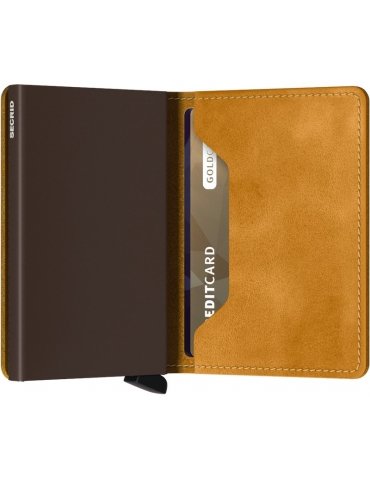 Portacarte Secrid Slimwallet Vintage Ochre
