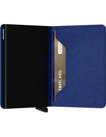 Portacarte Secrid Slimwallet Crisple Blue