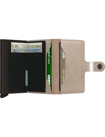 Portacarte Secrid Miniwallet Metallic Champagne