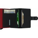 Portacarte Secrid Miniwallet Matte Black & Red