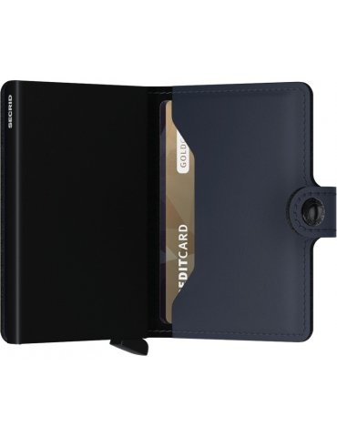 Portacarte Secrid Miniwallet Matte Nightblue