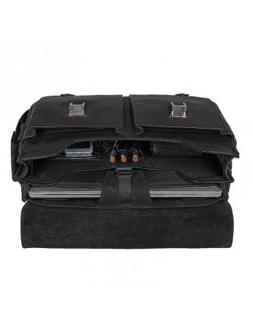 Cartella Piquadro Modus 2 Chiusure Nera