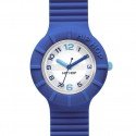 Orologio Hip Hop Unisex Numbers Blue & Azur