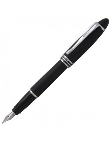 Stilografica Aurora Ipsilon Resina Satin Finiture Cromate