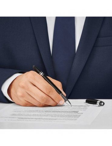 Fineliner Montblanc in resina finitura platino StarWalker 08485 - Mega 1941