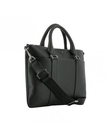 Borsa Montblanc Portadocumenti Flat Meisterstuck Nero