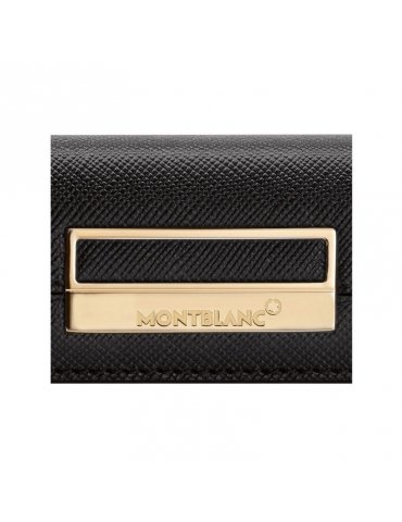 Portapenna Montblanc Sartorial Pelle 1 Strumento Nero