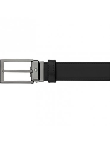 Cintura Montblanc Reversibile Nera/Marrone