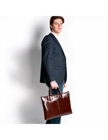 Cartellina Piquadro sottile espandibile porta computer e porta iPad CA4021B2 - Mega 1941