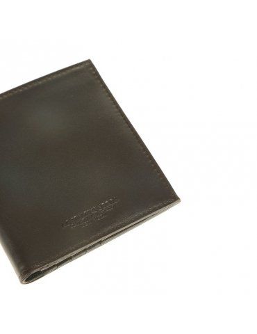 Portafoglio Quadrato Spalding & Bros Shiny 10 Scomparti Testa di Moro