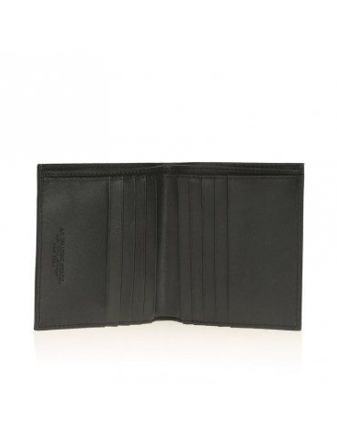 Portafoglio Quadrato Spalding & Bros Shiny 10 Scomparti Testa di Moro