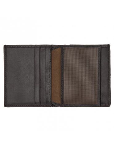Portafoglio Uomo The Bridge Vespucci 8 Scomparti Nero