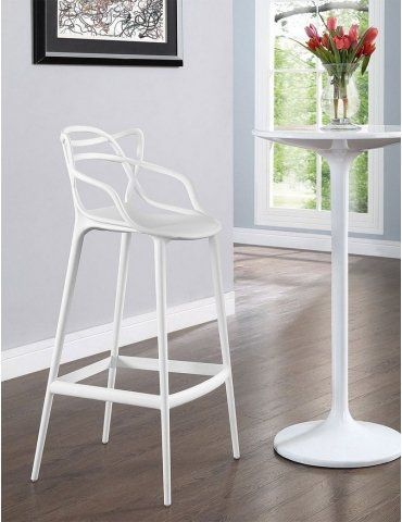 Sgabello Kartell Masters Stool Bianco