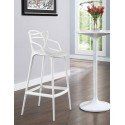 Sgabello Kartell Masters Stool Bianco