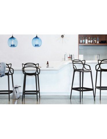 Sgabello Kartell Masters Stool Bianco