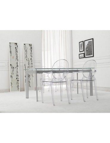 Sedia Kartell Louis Ghost Cristallo
