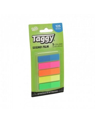 Segnapagina Taggy Pool Over 12x45 mm 5 Colori