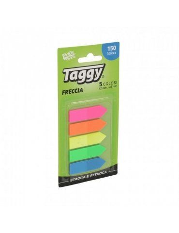 Segnapagina Taggy Pool Over Freccia 12x45 mm 5 Colori