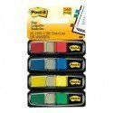 Segnapagina Post-It 3M 4 Colori 11x43