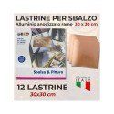 Lastrine Rame per Sbalzo Deco 30x30 Confezione 12 pz