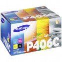 Confezione 4 Toner Samsung P406C Nero/Giallo/Ciano/Magenta