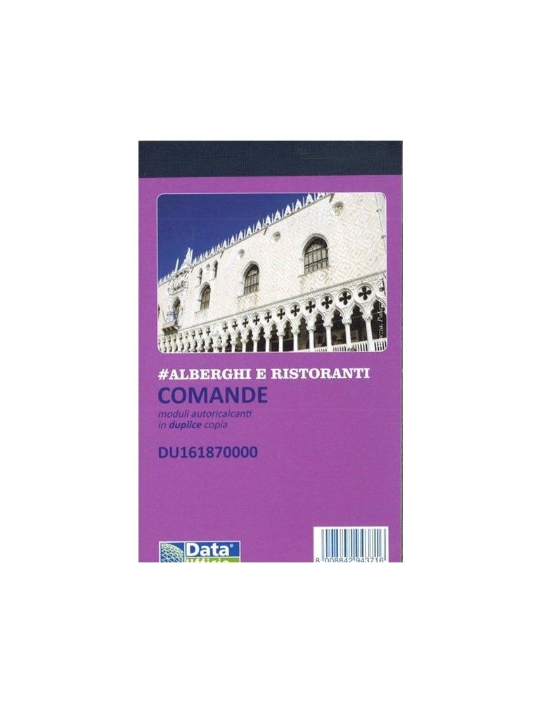 Blocchi Commande Per Bar, Pizzeria, Ristorante - 40 Blocchi Duplice Copia A6 - Gruppo Buffetti