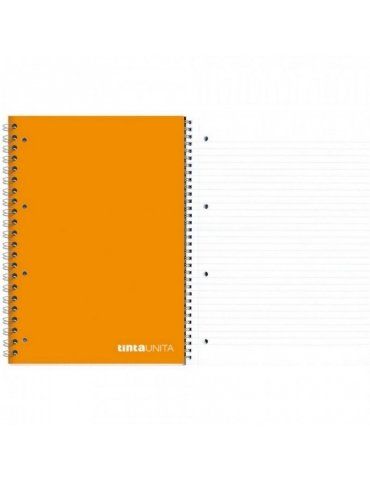 Quaderno Spiralato Tinta Unita con Fori Righe 1R A4