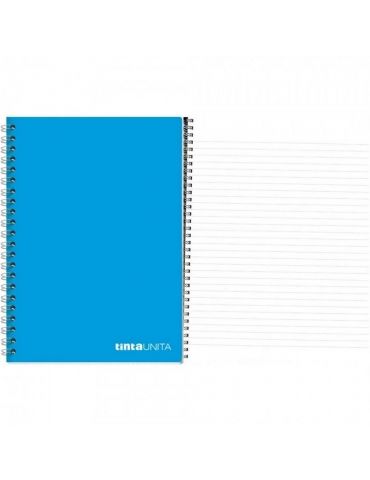 Quaderno Spiralato Tinta Unita Senza Fori Righe 1R A4 Confezione 5 pz.