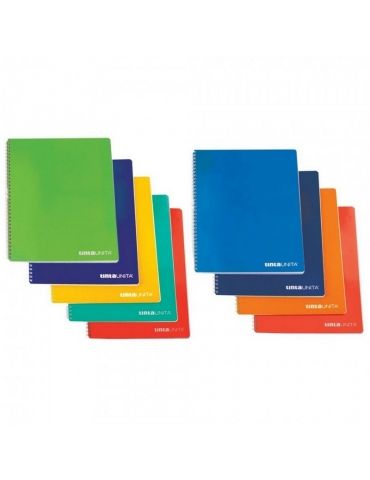 Quaderno Spiralato Tinta Unita con Fori Righe 1R A5