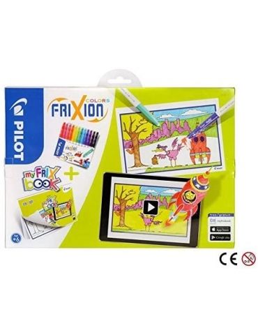 Set Pennarelli Pilot Frixion Color + My Frix Book da Colorare