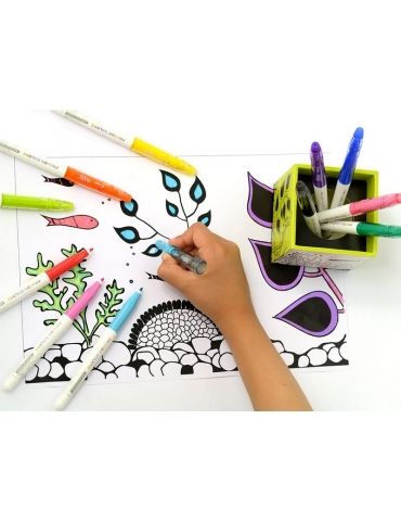 Set Pennarelli Pilot Frixion Color + My Frix Book da Colorare