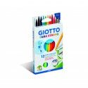 Pastelli a Cera Strong Giotto FILA Confezione 12 Colori