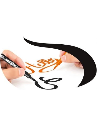 Pennarelli Colorati Carioca Super Brush Confezione 10 Colori